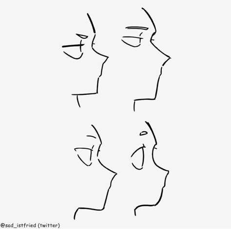 Drawing Face Expressions, Seni Dan Kraf, Art Tools Drawing, Drawing Expressions, Tutorials Drawing, Beautiful Illustration, Concept Art Drawing, Figure Drawing Reference, Anime Drawings Tutorials