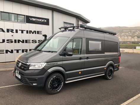 4x4 Camper Van, Custom Camper Vans, Sprinter Camper, Vw Crafter, Rock Sliders, Rv Hacks, Van Living, Van Design, Electrical Safety