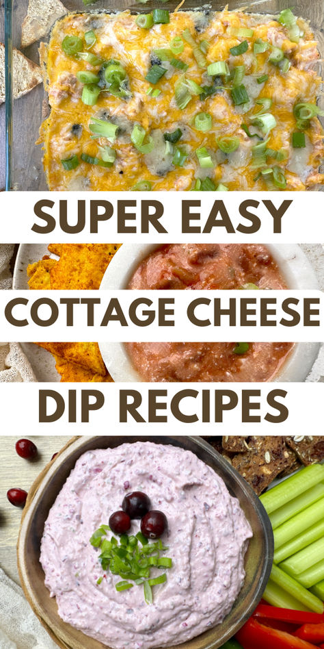 Check out these healthy cottage cheese dips, which are creamy, delicious, and packed with protein. Ideal as a snack, appetizer, and more. All are low-carb, keto-friendly and sugar-free. Veggie Dip Cottage Cheese, Cottage Cheese And Vegetables, Cottage Cheese Salsa Dip, Savory Cottage Cheese Dip, Cottage Cheese Hummus, Cottage Cheese Appetizers, Low Carb Dips Recipes, High Protein Appetizers For Party, Cottage Cheese Veggie Dip