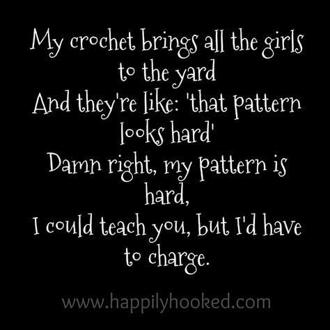 Stitching Quotes, Crochet Quotes Creative, Knitting Sayings, Trendy Crochet Projects, Yarn Quotes, Crochet Sayings, Crafting Humor, Craft Humor, Yarn Quote