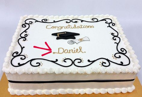 Grad Sheet Cake Ideas, Square Graduation Cakes, Graduation Sheet Cake Ideas High School, Graduation Cake Sheet, Graduation Sheet Cake Ideas, Simple Graduation Cakes, Donat Glaze, Graduation Sheet Cakes, Grad Cakes