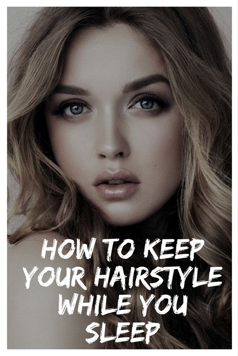 How to keep your #hairstyle while you #sleep How To Keep Blowout Overnight, How To Sleep With Blowout Hair, How To Keep Curls Overnight Sleep, Hair Styles For Sleep, Sleep Hairstyles, How To Sleep, Ways To Sleep, Blow Dry Hair, Blowout Hair