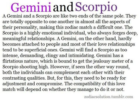 Gemini And Scorpio Compatibility, Scorpio Love Match, Gemini Relationship, Scorpio Relationships, Scorpio Compatibility, Gemini Compatibility, Gemini And Scorpio, Scorpio Traits, Gemini Quotes