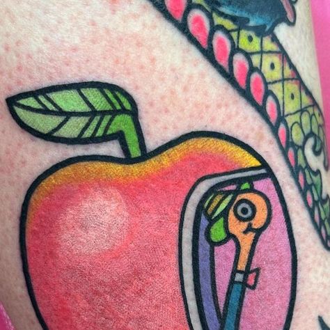 Lowly Worm Tattoo, Gummy Worm Tattoo, Worm Tattoo, Hook Tattoos, Gummy Worms, A Hook, May 17, Tatting, Body Art