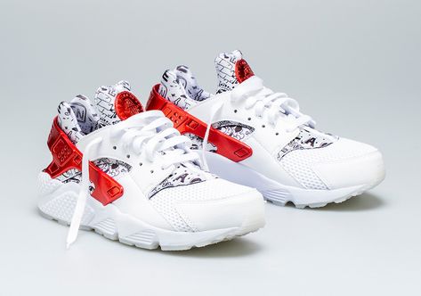 Shoe Palace Nike Air Huarache Release Date Nike Air Huarache White, Nike Shoes High Tops, Huarache Shoes, Nike Shoes Huarache, Black Huarache, Huaraches Shoes, Shoe Palace, Outfits Jeans, Black Nike Shoes