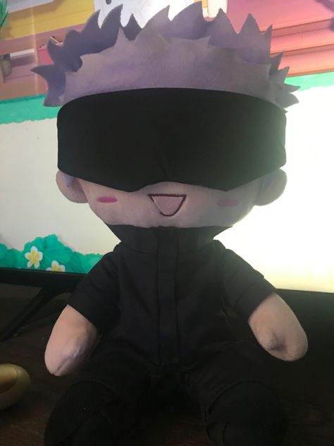 Gojo Plushie Pfp, Jjk Plush, Jjk Plushies, Gojo Plushie, Gojo Plush, Chibi Gojo, Gojo Cute, Jjk Merch, Gojo Icons