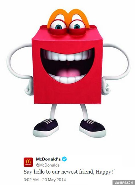 McDonald’s Terrifying New Happy Meal Mascot Happy Meal Box, Mc Donald, Mommy Workout, Happy Meal Mcdonalds, Happy Meal, Recipe Box, Healthy Happy, Pokemon Go, New Friends