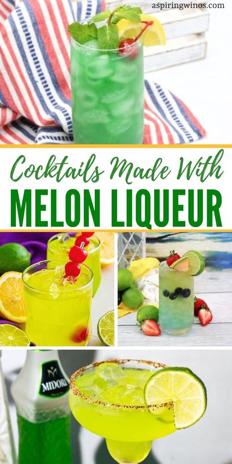 Melon Sour Cocktail, Drinks With Midori Melon Liqueur, Melon Drinks Alcohol, Shots With Melon Liquor, Melon Liquor Drinks Cocktail Recipes, Drinks With Melon Liquor, Melon Liquor Shots, Midori Melon Drinks, Melon Liqueur Cocktails