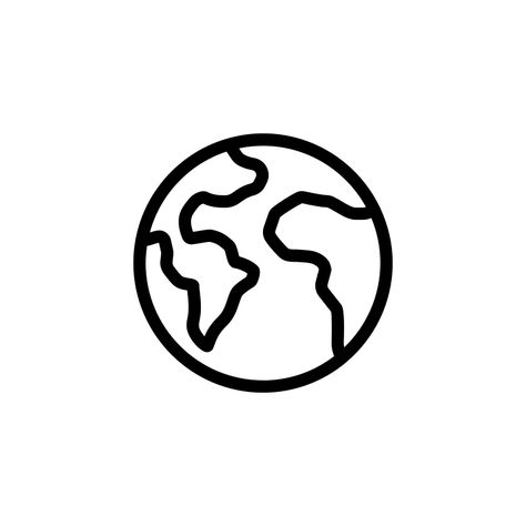 Beautiful Easy Drawings, Earth Icon, Earth Png, Earth Vector, Earth Logo, World Graphic, Earth Drawings, Parks Project, Globe Icon