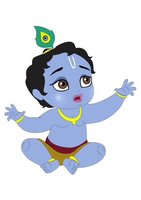 littile krishna, the god of our universe, cute krishna🙋 Littel Krishna Cartoon, Cute Radha Krishna Images, Krishna Cartoon Images, Baby Krishna Drawing, Krishna Vector, Little Krishna Drawing, Krishna Png, Krishna Cartoon, Drawing Krishna