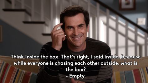 Cam Modern Family, Phil Dunphy Quotes, Modern Family Phil, Modern Family Gloria, Modern Family Funny, Modern Family Quotes, Phil Dunphy, Yearbook Quotes, Senior Quotes