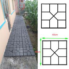 Paving DIY Pavement Concrete Stepping Driveway Stone Path Mold Patio Maker Mould Concrete Stepping Stones Diy, Concrete Paving Moulds, Concrete Stepping Stone Molds, Stepping Stone Pavers, Paver Molds, Diy Driveway, Stepping Stone Paths, Stepping Stone Molds, Concrete Path