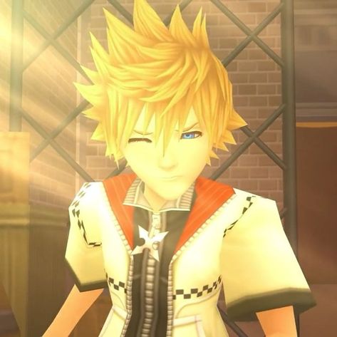 Roxas Kingdom Hearts Icon, Roxas Fanart, Kh Icons, Kingdom Hearts Icon, Hearts Icon, Roxas Kingdom Hearts, Kh 3, Cloud And Tifa, Song Covers