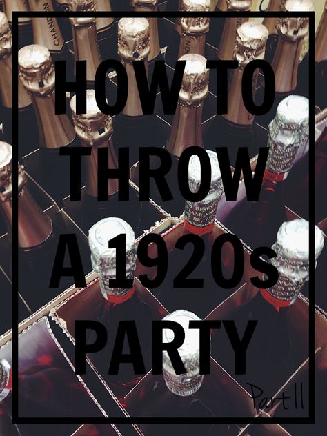 How To Throw a 1920s Party - Part 2 1920's Party, Prohibition Party, Speakeasy Party, Game Night Parties, 20s Party, Roaring 20s Party, 1920s Party, Great Gatsby Party, Mystery Party