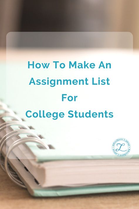 College Assignment Tracker, Organized Study, College Assignment, College Stories, College Studying, Assignment Tracker, College Ready, College Checklist, Studying Tips