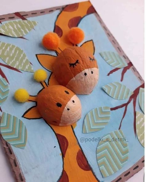 Preschool Arts And Crafts, Hand Crafts For Kids, Preschool Art Activities, Diy Crafts Paper Flowers, Diy Crafts For Kids Easy, Art N Craft, Garden Art Diy, Art Drawings For Kids, Childrens Crafts