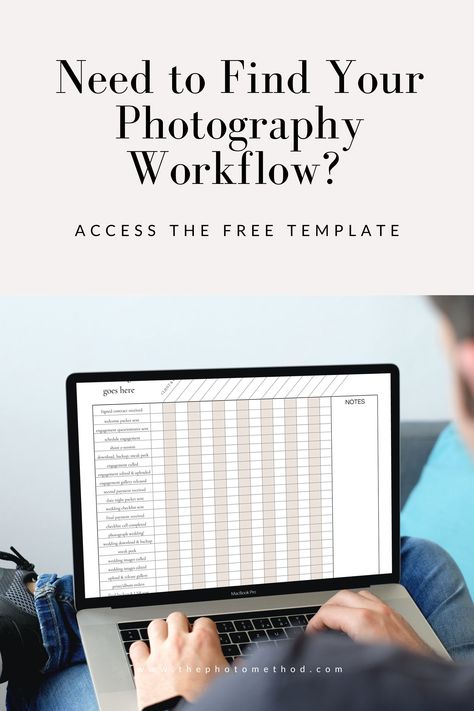 Professional photography doesn't have to be intimidating or complicated. With my free workflow chart, you can easily streamline your photography sessions and gain a better understanding of the entire process. From pre-session planning to post-processing, this workflow chart makes it easy to manage the details of all your projects and ensure the best results. Get your free workflow chart today and take your photography sessions from intimidating to effortless! Photography Workflow, Photo Course, Beginner Photography, Expo Marker, Photo Editing Techniques, Photo Editing Tutorial, Photography Tips For Beginners, Photo Editing Tricks, Online Photography