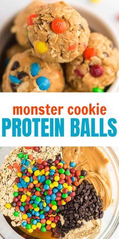 Protein Easy Dinner Recipes, High In Protein Recipes, Easy Snacks For Vacation, Monster Cookie Protein Balls Healthy, Monster Protein Balls Healthy, Healthy Snacks High In Protein, Monster Cookie Protein Bites, Protein Game Day Snacks, Easy Protein Balls With Protein Powder