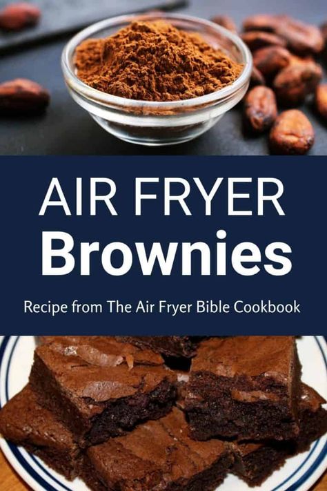 Air Fried Okra Recipe, Air Fryer Brownies, Air Fryer Cake Recipes, Recipe Air Fryer, Air Fryer Recipes Dessert, Air Fryer Recipe, Air Fryer Oven Recipes, Airfryer Recipes, No Bake Brownies