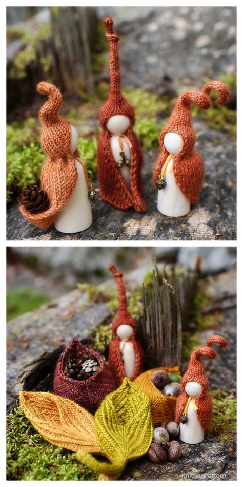 Nestled Leaf Pod Knitting Pattern - Knitting Pattern Waldorf Knitting Patterns, Gnome Knitting Pattern, Knitted Gnome Pattern Free, Waldorf Doll Pattern Free, Small Knitting Projects Free, Waldorf Knitting, Frog Clothes, Waldorf Teacher, Knitting Dolls Free Patterns