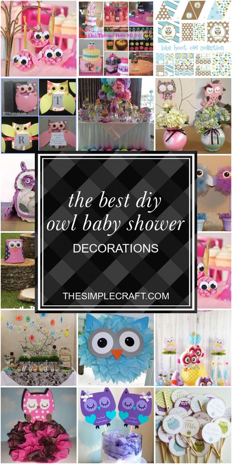 Owl Themed Baby Shower Ideas, Owl Baby Shower Theme Girl, Diy Baby Shower Favors, Owl Baby Shower Ideas, Diy Baby Shower Ideas, Diy Baby Gate, Baby Shower Girl Diy, Owl Baby Shower Theme, Diy Owl