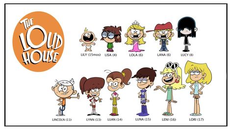 Offiicial List of Lincoln and The Loud Sisters' Ages | The Loud House | Know Your Meme Loud House Sisters, House Character, Kartu Pokemon, The Loud House Fanart, House Cartoon, Loud House Characters, Nickelodeon Shows, The Casagrandes, Character Types