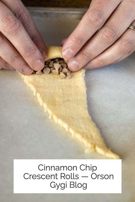 Cinnamon Chip Crescent Rolls | Cinnamon Chip Rolls | Cinnamon Chip Recipes | Cinnamon Chip Ideas | Easy Ways to Use Cinnamon Chips | Cinnamon Chips | Cinnamon Baking Chips | Cinnamon Chocolate Chips | Orson Gygi | Orson Gygi Cinnamon Chips | Cinnamon Chips Recipes, Recipe With Cinnamon Chips, Cinnamon Baking Chips, Cinnamon Chip Recipes, Chip Ideas, Cinnamon Baking, Chip Recipes, Baking Chips, Easy Treat