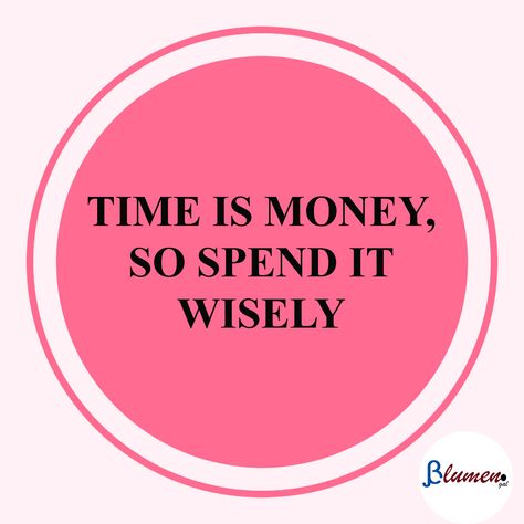 Time is money, so spend it wisely. #motivationalquote #timeisprecious #timeisworth #inspiringquote #positiveoutlook #positivequote Time Is Everything, Related Quotes, Timing Is Everything, Time Is Money, Positive Outlook, Money Quotes, Quote Of The Day, Retail Logos, Positive Quotes