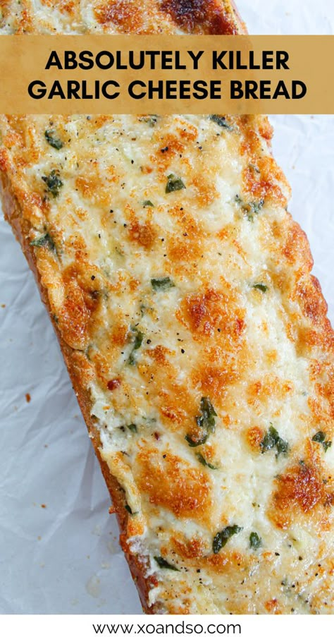 Garlic Cheese Bread Recipe, Homemade Garlic Bread, Cheese Bread Recipe, Garlic Cheese Bread, Biscuit Bread, Garlic Bread Recipe, Cheesy Garlic Bread, Garlic Cheese, Cheesy Bread