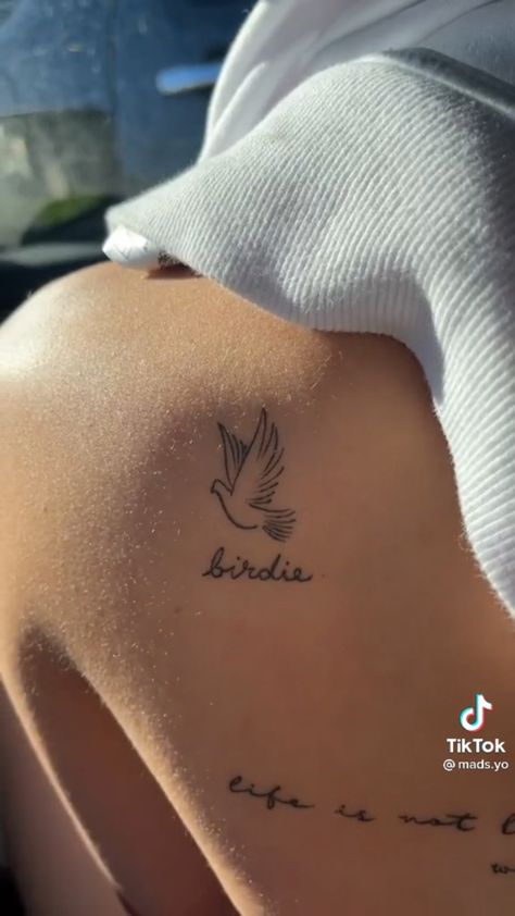 Mads Lewis, Small Tattoo Designs, Cute Bathing Suits, Tattoo Placement, Back Tattoo, Tattoos And Piercings, I Tattoo, Jesus Fish Tattoo, Small Tattoos