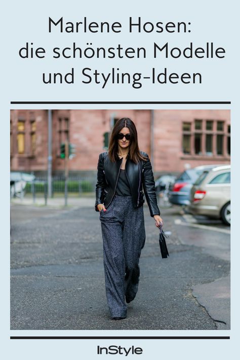 Zeitloser Klassiker: Wir zeigen dir, wie du die Marlene Hose modern und edgy stylen kannst und verraten, welches Modell wirklich schlank macht! #high-waist #pants #hose #outfits #klassisch #elegant #styling Marlene Hose, Elegant Styling, Cooler Look, Waist Pants, Minimalist Outfit, Jean Outfits, Capsule Wardrobe, High Waist, Outfit Inspo