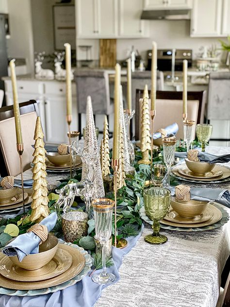 Shop recommended products from eleanor_decor on www.amazon.com. Learn more about eleanor_decor's favorite products. Holiday Tablescape, Candle Sticks Wedding, Holiday Picks, Christmas Tablescape, Christmas Tablescapes, Christmas Dining, Christmas Table Settings, Amazon Shopping, Christmas Centerpieces