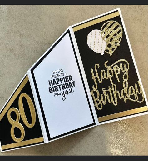 Homemade 70th Birthday Cards For Men, Male Bday Cards, 60th Bday Cards Diy, Su 80th Birthday Cards, Stampin Up 60th Birthday Cards For Men, Stampin Up 80th Birthday Cards For Men, 80 Birthday Cards For Men, 60th Birthday Card For Men, 80th Birthday Cards For Men