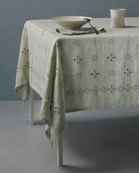 Modern Tablecloths, French Tablecloths, Kitchen Tablecloths, Embroidered Tablecloth, Rug Texture, White Table Cloth, Lace Tablecloth, Vintage Tablecloths, Blue Throw Pillows