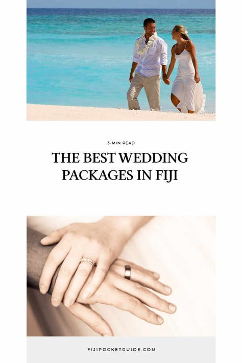 Where to Find the Best Fiji Wedding Packages Take the guesswork out of organising a destination wedding by using one of the wedding packages in Fiji. With 330 islands harbouring hundreds of resorts, finding where the resorts with wedding packages are can be dizzying, to say the least. We’re here to help with this guide to, not only the different regions and island groups to get married and what they can offer, but some of the top resorts offering wedding packages. Figure it all out and get close Fiji Wedding Ideas, Travel To Fiji, Fiji Resort, Fiji Travel, Wedding Dress Crafts, Fiji Wedding, Wedding Sand, Paradise Cove, Pacific Islands