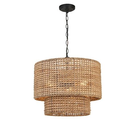 Diy Pendant Light, Drum Pendant Lighting, Rattan Shades, Rattan Pendant, Hanging Pendant Light, Dining Room Light Fixtures, Basket Lighting, Allen Roth, Drum Pendant