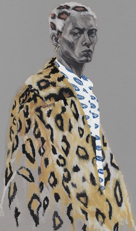 VERSACE FALL 2019 MENSWEAR Look #22 featuring JOÃO KNORR Illustration by EMMA MULLEN Fashion Artwork Illustration, Male Fashion Illustration, Rendering Fabric, Menswear For Women, Smart Menswear, Menswear Illustration, Menswear Formal, Menswear Wedding, Yohji Yamamoto Menswear