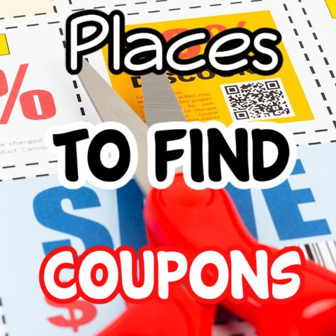 How To Coupon: 10 Places To Find Coupons https://groceryshopforfree.com/how-to-coupon-10-places-to-find-coupons/ #GSFF #finance #family #saving #nodebt #needs #frugalliving #debtfreegoals #moneysaver #debtfreeliving #financialindependence #moneymatters #financialgoals #moneytips #debtfree #debtfreecommunity #financialpeace Coupon Hacks, How To Start Couponing, How To Coupon, Best Coupon Sites, Get Free Stuff Online, Couponing 101, Manufacturer Coupons, Couponing For Beginners, Free Samples By Mail