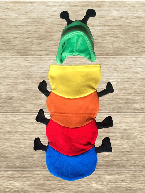 Caterpillar Halloween Costume, Rainbow Caterpillar, Caterpillar Hats, Caterpillar Costume, Outfit For Halloween, Bug Costume, Baby Halloween Costume, Boat Parade, Awesome Elf On The Shelf Ideas