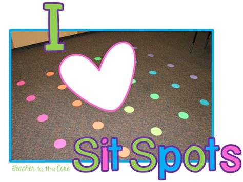 Organize Classroom, Rainbow Carpet, Sit Spots, Classroom Carpets, Doodle Bugs, Teaching Classroom Management, Teaching Organization, Classroom Rug, Classroom Layout