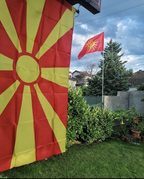 North Macedonia Flag, Macedonia Flag, Ny Cap, Albanian Culture, North Macedonia, Iphone Wallpaper Vintage, Cute Poses For Pictures, Cute Poses, Macedonia