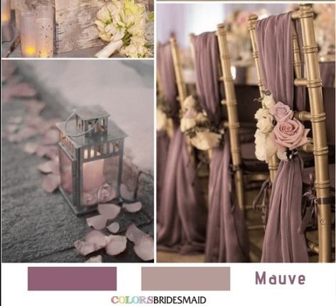 Wedding Invitations Mauve And Grey, Mauve And Champagne Wedding Colors, Dusty Purple Wedding Decor, Lavender And Grey Wedding Theme, Dark Mauve Wedding Color Pallets, Muave Aesthetic Wedding, Mauve Wedding Colors Colour Palettes, Purple And Beige Wedding, Lavender And Champagne Wedding