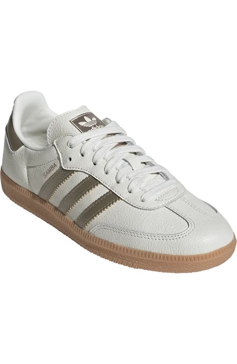 Women Shoes Under $100 | Nordstrom Soccer Pitch, Adidas Samba Sneakers, Adidas Samba, Metallic Leather, Up Styles, The Streets, Womens Sneakers, Leather Upper, Nordstrom