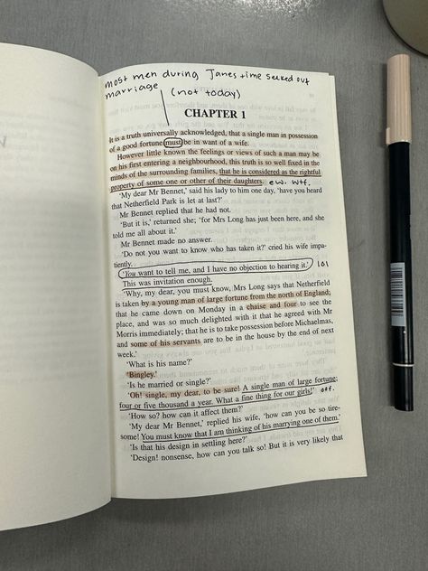 Simple Annotations, Annotating Classics, Book Title Page Annotation, Annotated Pride And Prejudice, Annotating Pride And Prejudice, The Picture Of Dorian Grey Annotations, Dark Academia Book Annotation, Pride And Prejudice Annotations, Pride And Prejudice Annotations Key