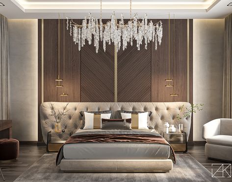 Neo Classical Interiors Bedroom, Bedroom New Classic, Neo Classical Bedroom, Neo Classical Interiors, Classical Bedroom, Unique Bedroom Design, Luxury Bedroom Decor, Modern Luxury Bedroom, Luxury Bedroom Design