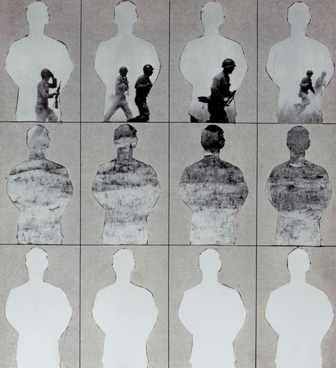 Martha Rosler. Empty Boys from the series House Beautiful: Bringing the War Home, in Vietnam. c. 1967-72 Martha Rosler, Person Silhouette, 동화 삽화, Experimental Photography, Digital Portfolio, Gcse Art, Art Experience, Arte Inspo, A Level Art