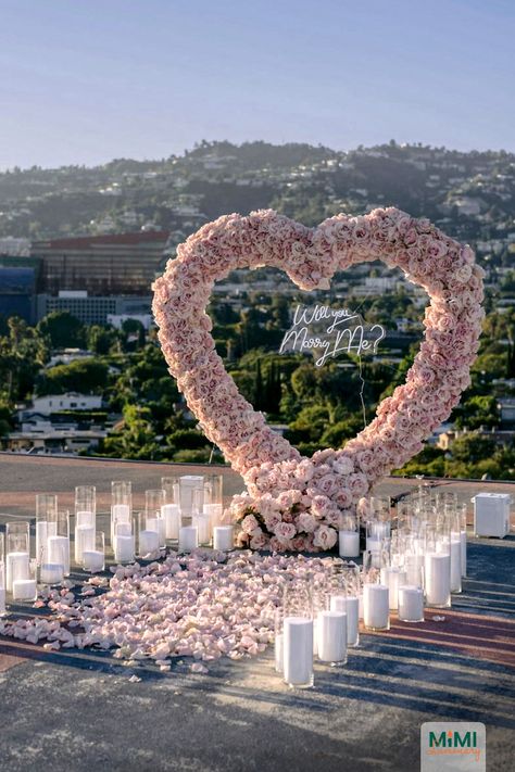 💕Take notes, everyone! This is how you ask someone to marry you. And, yes, candles from Mimi Luminary are a must!🕯️ #MimiLuminary #candles #marryme #eventrentals Proposal Candle Set Up, Simple Proposal Ideas Engagement, Candlelit Proposal, Wedding Proposal Videos, Wedding Proposal Ideas Engagement, Luxury Proposal, Rooftop Proposal, Surprise Proposal Pictures, Cute Proposal Ideas