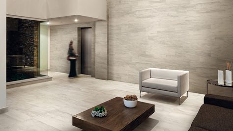 Our Kauri Series tile in White looks amazing on both floors and walls. Great for both commercial and residential projects.  | Type of tile: Porcelain  colour base in a wood replica | Series: Kauri | Usage: wall and floor commercial and residential | colour: White Olympia Tile, Reclaimed Brick, 3d Decor, Tree Bark, Marble Design, Petrified Wood, Floor And Wall Tile, Kitchen Flooring, Porcelain Tile