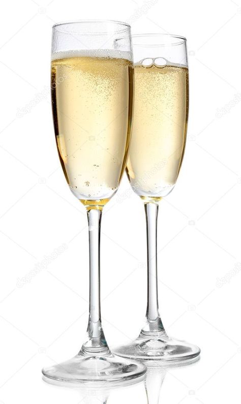 Copas de champagne Glass Champagne, Champagne Party, White Background Photo, White Stock, Photo Stock, Champagne Flute, White Wine, Rose Wine, Stock Images Free