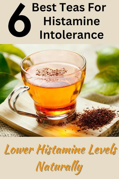 Histamine issues can throw you into a whirlwind real fast. However, knowing that there is a histamine problem can also put you on the right track for getting better. Here I will discuss the best tea for histamine intolerance to help you to begin or continue on the right track. The right, soothing tea can bring you loads of health benefits and calm histamine problems. Histamine Intolerance Diet, Headache Diet, High Histamine Foods, Natural Antihistamine, Histamine Foods, Low Histamine Foods, Histamine Diet, Best Teas, Low Histamine Diet